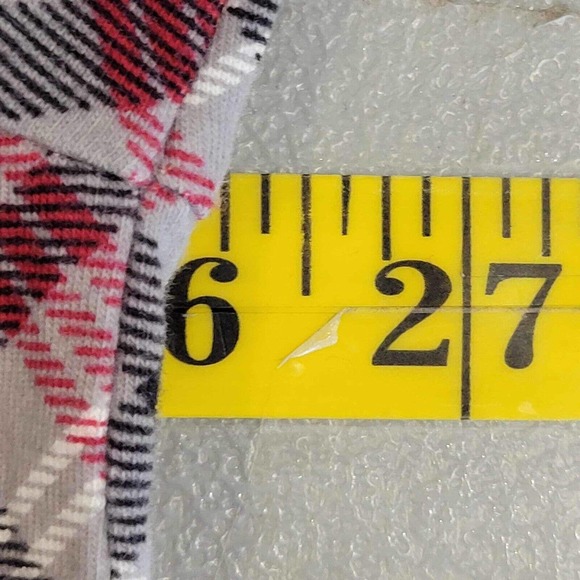 Catherines Red and Black Plaid Blouse - Picture 9 of 11